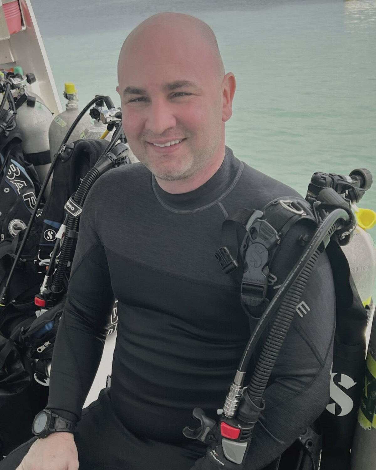 Your instructor underwater